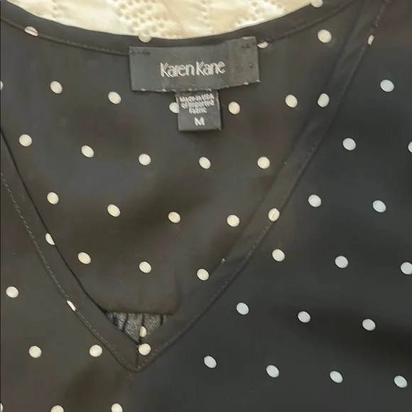 Karen Kane Black Sleeveless Tank Top - Picture 4 of 7